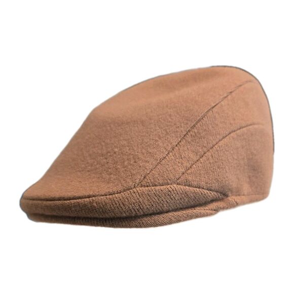 Kangol 6845BC 75% Wool 507 Mens Newsboy Cap Brown Hat Size Medium - Picture 1 of 10